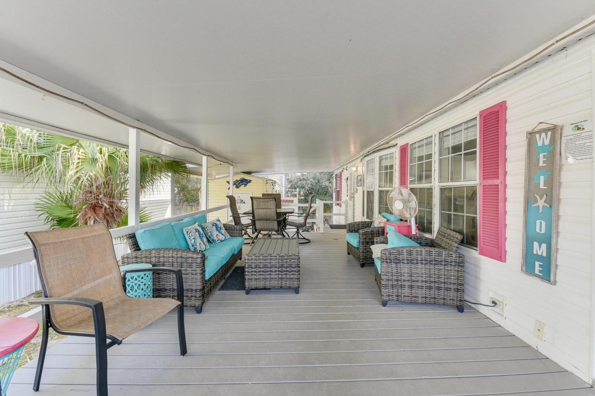 Walk To Beach Miramar Tropical Cabana With Deck! Destin Exterior photo